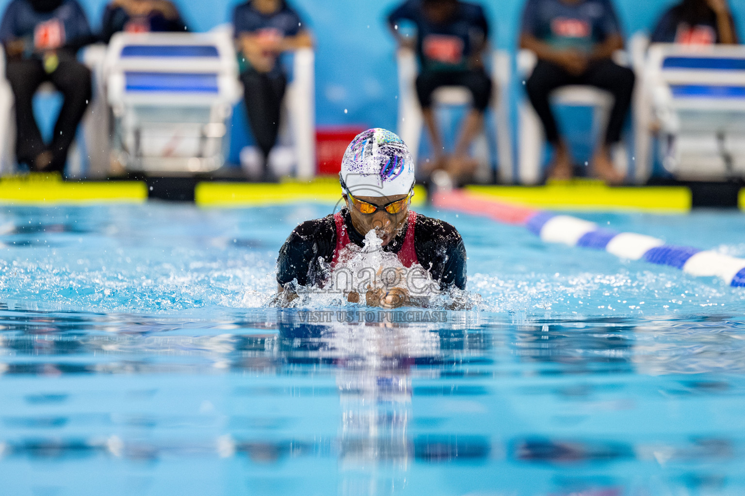 Day 5 of BML 21st Interschool Swimming Competition 2025 was held in Hulhumale' Swimming Pool, Hulhumale', Maldives on Wednesday, 15th October 2025. 
Photos: Hassan Simah / images.mv