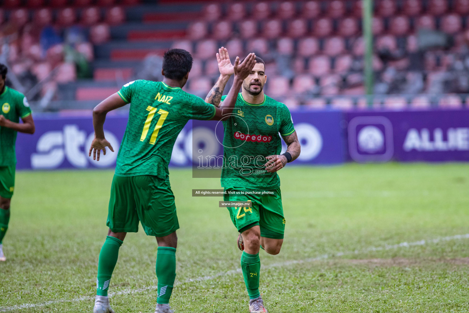 Maziya vs Da Grande in the Dhivehi Premier League 2022 on 22nd July 2022, held in National Football Stadium, Male', Maldives Photos: Nausham waheed / Images.mv