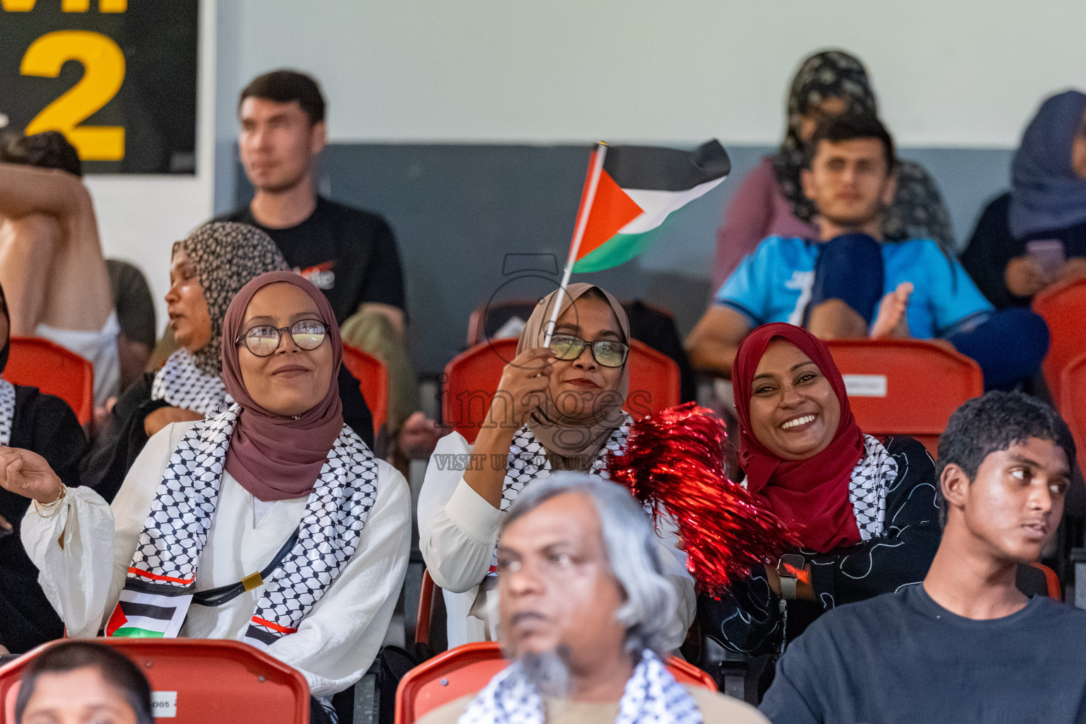 Maldives vs Palestine in an under 17 friendly held in National Football Stadium, Male', Maldives on Thursday, 13 November 2025. 
Photos: Mohamed Mahfooz Moosa / Images.mv