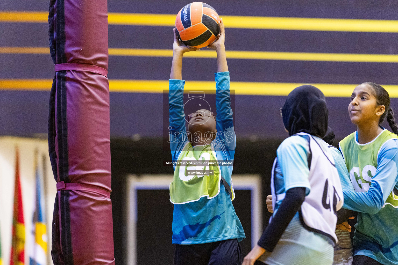 Day5 of 24th Interschool Netball Tournament 2023 was held in Social Center, Male', Maldives on 31st October 2023. Photos: Nausham Waheed / images.mv