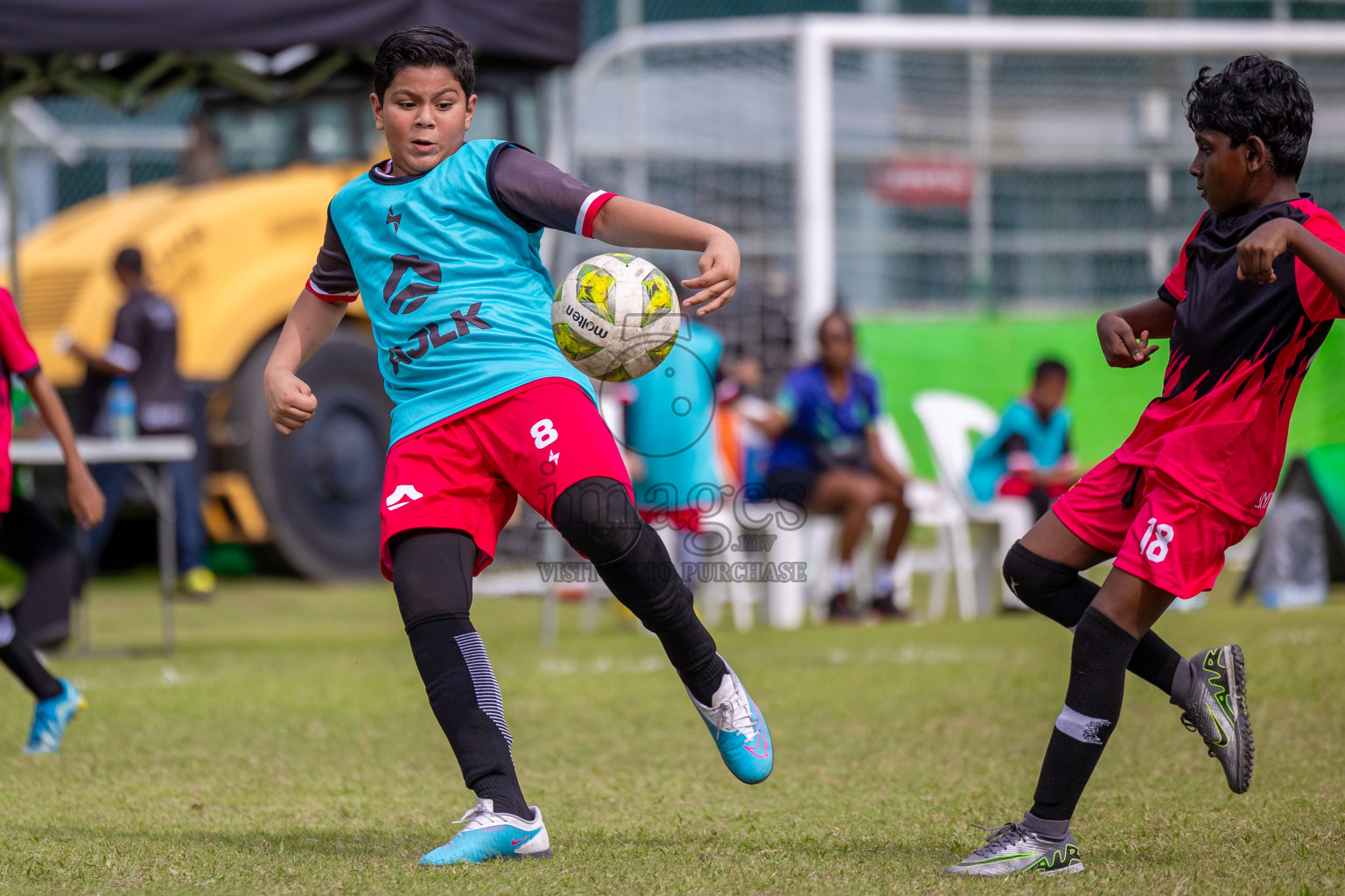 Day 1 of MILO Academy Championship 2024 - U12 was held at Henveiru Grounds in Male', Maldives on Thursday, 4th July 2024. Photos: Shuu Abdul Sattar / images.mv