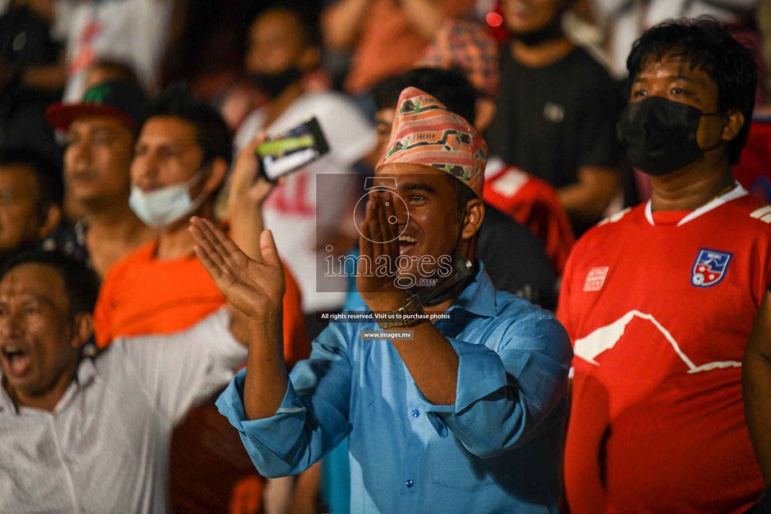 Nepal vs Sri Lanka in SAFF Championship 2021 held on 4th October 2021 in Galolhu National Stadium, Male', Maldives