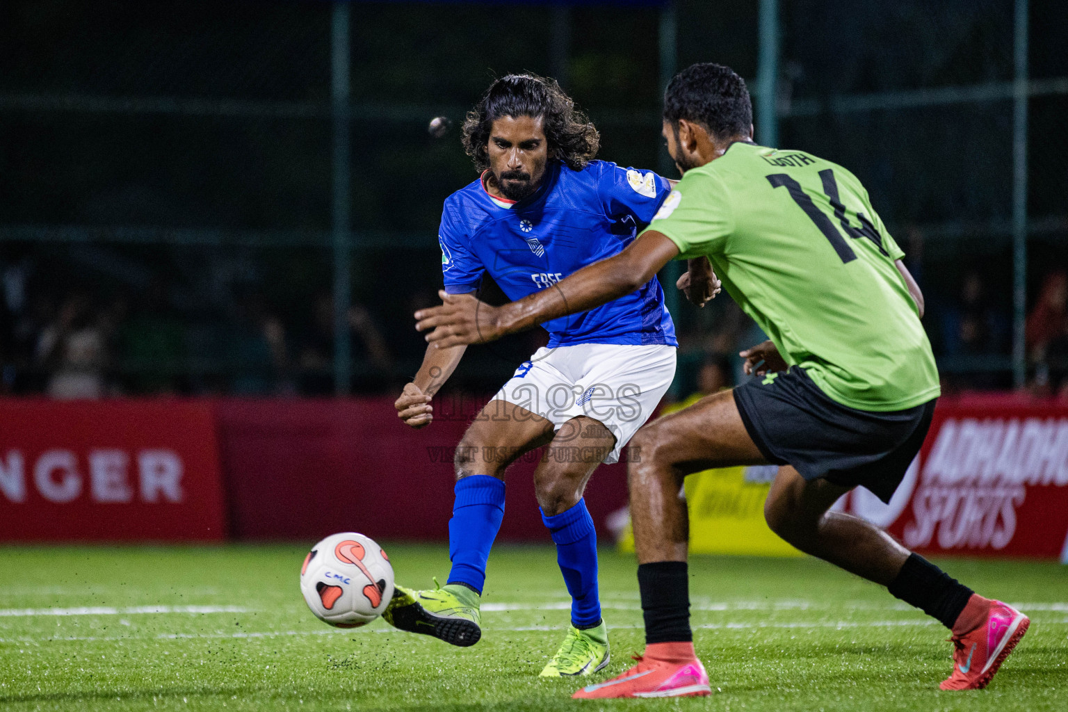 TEAM NAIVAADHOO vs TEAM KAASHIDHOO in Kings Cup of Club Maldives Cup 2025 held in Rehendi Futsal Ground, Hulhumale', Maldives on Wednesday, 3rd September 2025. Photos: Areef, Yasna / images.mv