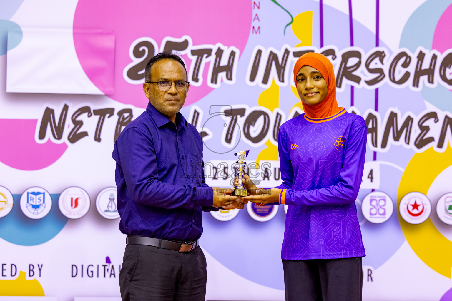 Day 10 of 25th Inter-School Netball Tournament was held in Social Center at Male', Maldives on Tuesday, 20th August 2024. Photos: Nausham Waheed / images.mv