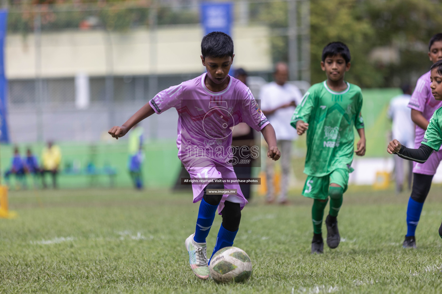 Day 1 of Nestle kids football fiesta, held in Henveyru Football Stadium, Male', Maldives on Wednesday, 11th October 2023 Photos: Shut Abdul Sattar/ Images.mv