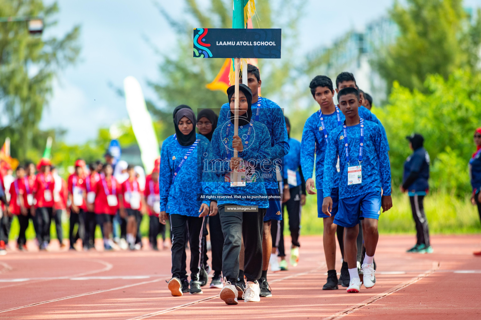 Day one of Inter School Athletics Championship 2023 was held at Hulhumale' Running Track at Hulhumale', Maldives on Saturday, 14th May 2023. Photos: Nausham Waheed / images.mv