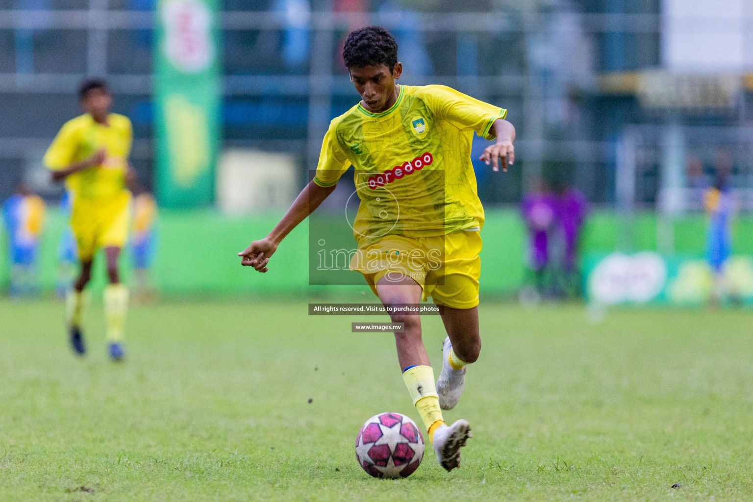 Day 1 of MILO Academy Championship 2023 (u14) was held in Henveyru Stadium Male', Maldives on 3rd November 2023. Photos: Nausham Waheed / images.mv