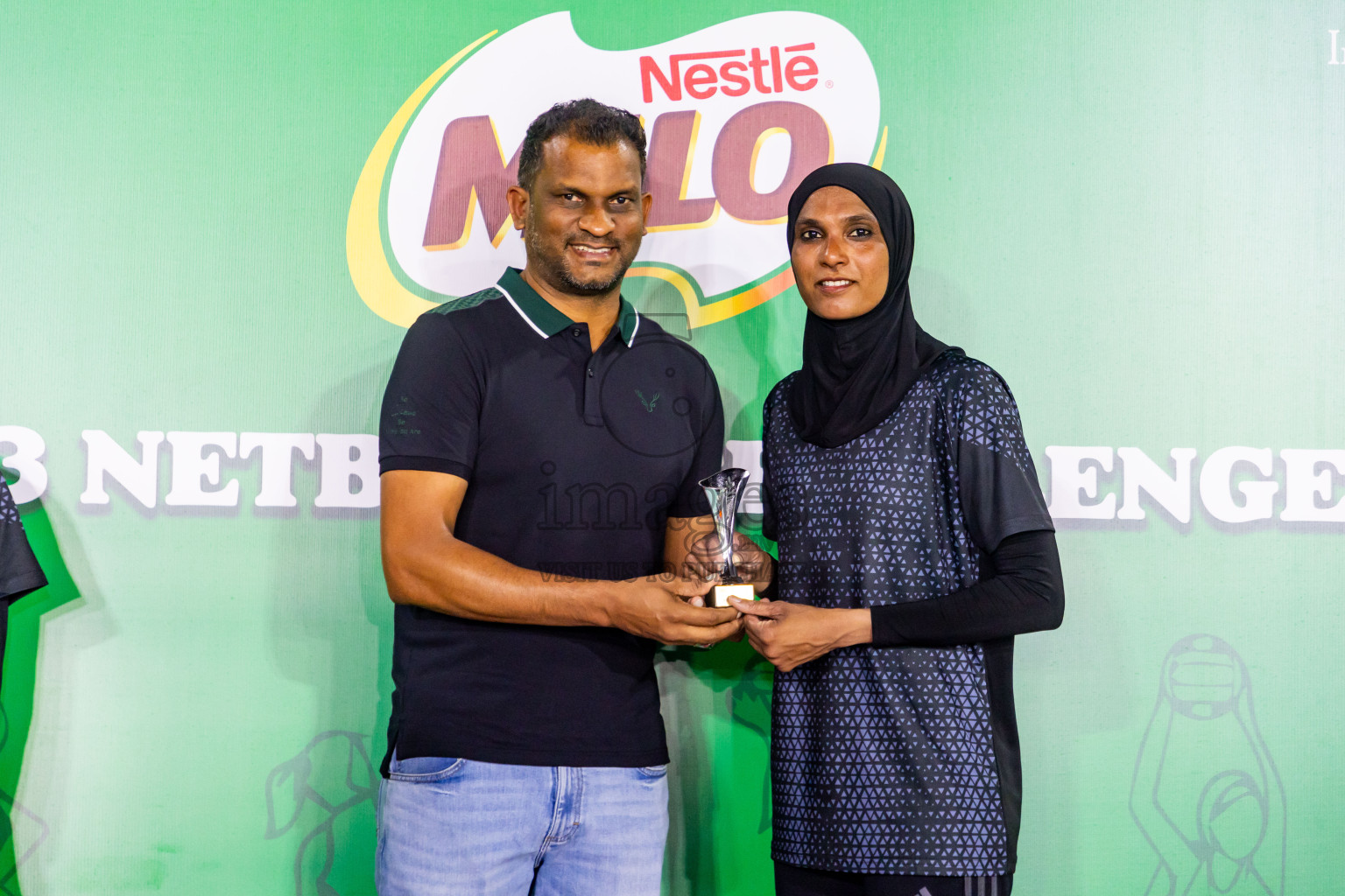 Final of MILO 3x3 Netball Challenge 2024 was held in Ekuveni Netball Court at Male', Maldives on Thursday, 20th March 2024. Photos: Nausham Waheed / images.mv