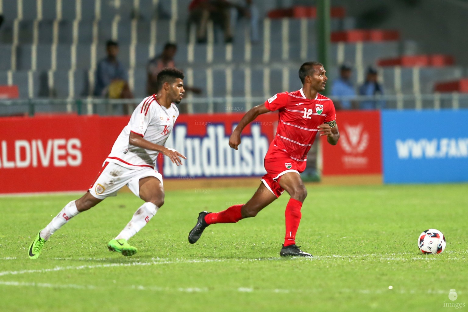 Asian Cup Qualifier between Maldives and Oman in National Stadium, on 10 October 2017 Male' Maldives. ( Images.mv Photo: Abdulla Abeedh )