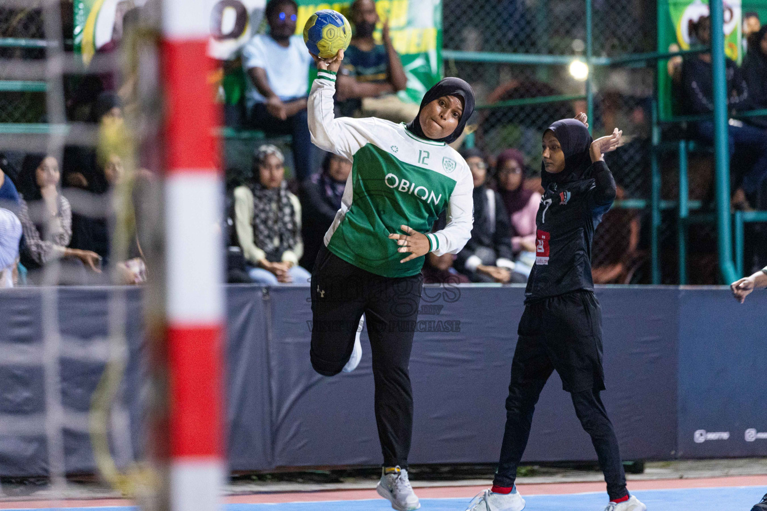 Day 18 of 10th National Handball Tournament 2023, held in Handball ground, Male', Maldives on Sunday, 17th December 2023 Photos: Nausham Waheed/ Images.mv