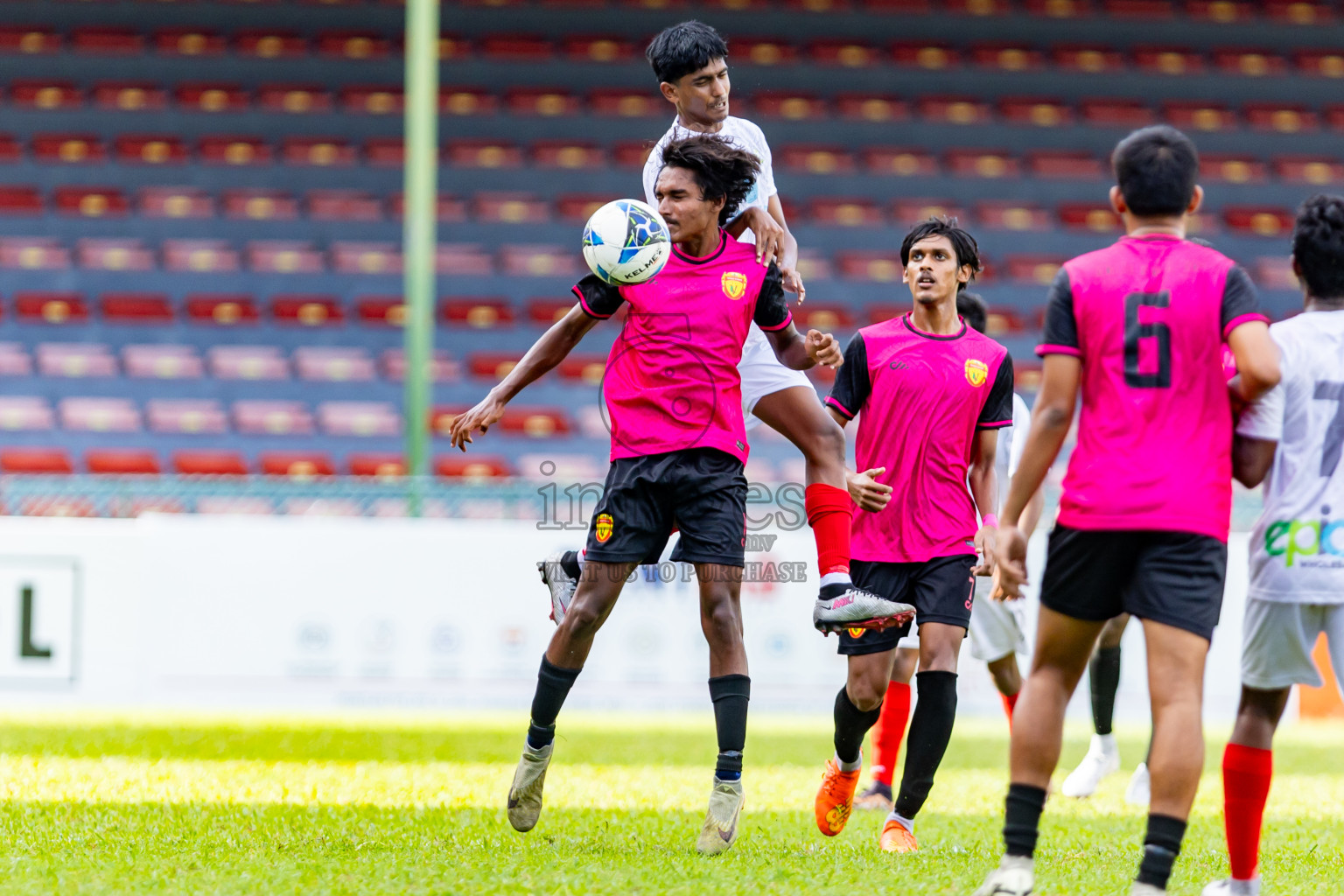 United Victory vs Club Green Street in Day 4 of Under 19 Youth Championship 2024 was held at National Stadium in Male', Maldives on Thursday, 13th June 2024. Photos: Nausham Waheed / images.mv