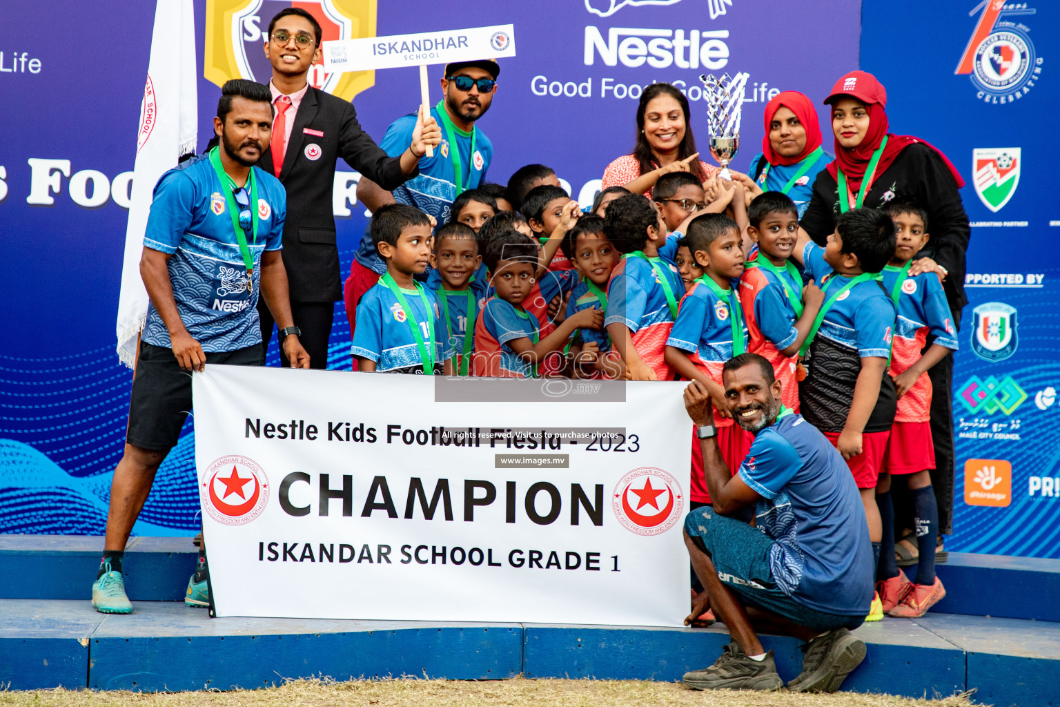 Finals & Closing Ceremony of Nestlé Kids Football Fiesta 2023 held in Male', Maldives on 25 February 2023