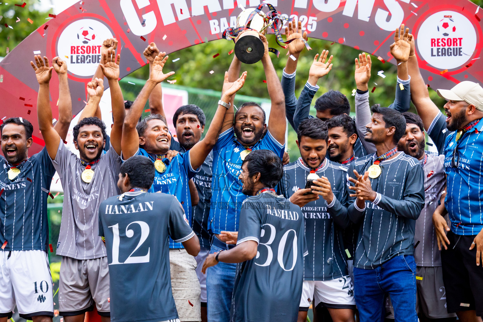 Anantara vs Finolhu in Final of Resort League 2025 (Baa Zone) was held on Friday, 18th July 2025 in Avani+ Fares Maldives Resort, Baa Atoll, Maldives. Photos: Nausham Waheed  / images.mv