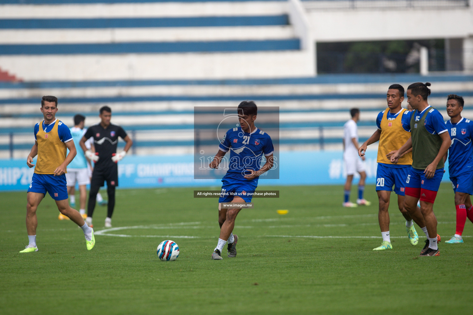 Kuwait vs Nepal in the opening match of SAFF Championship 2023 held in Sree Kanteerava Stadium, Bengaluru, India, on Wednesday, 21st June 2023. Photos: Nausham Waheed / images.mv