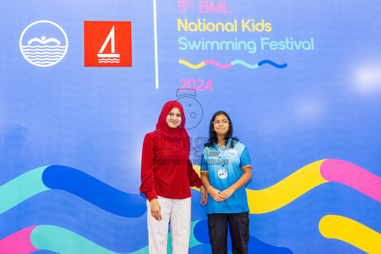 Closing of BML 5th National Swimming Kids Festival 2024 held in Hulhumale', Maldives on Saturday, 23rd November 2024.
Photos: Ismail Thoriq / images.mv