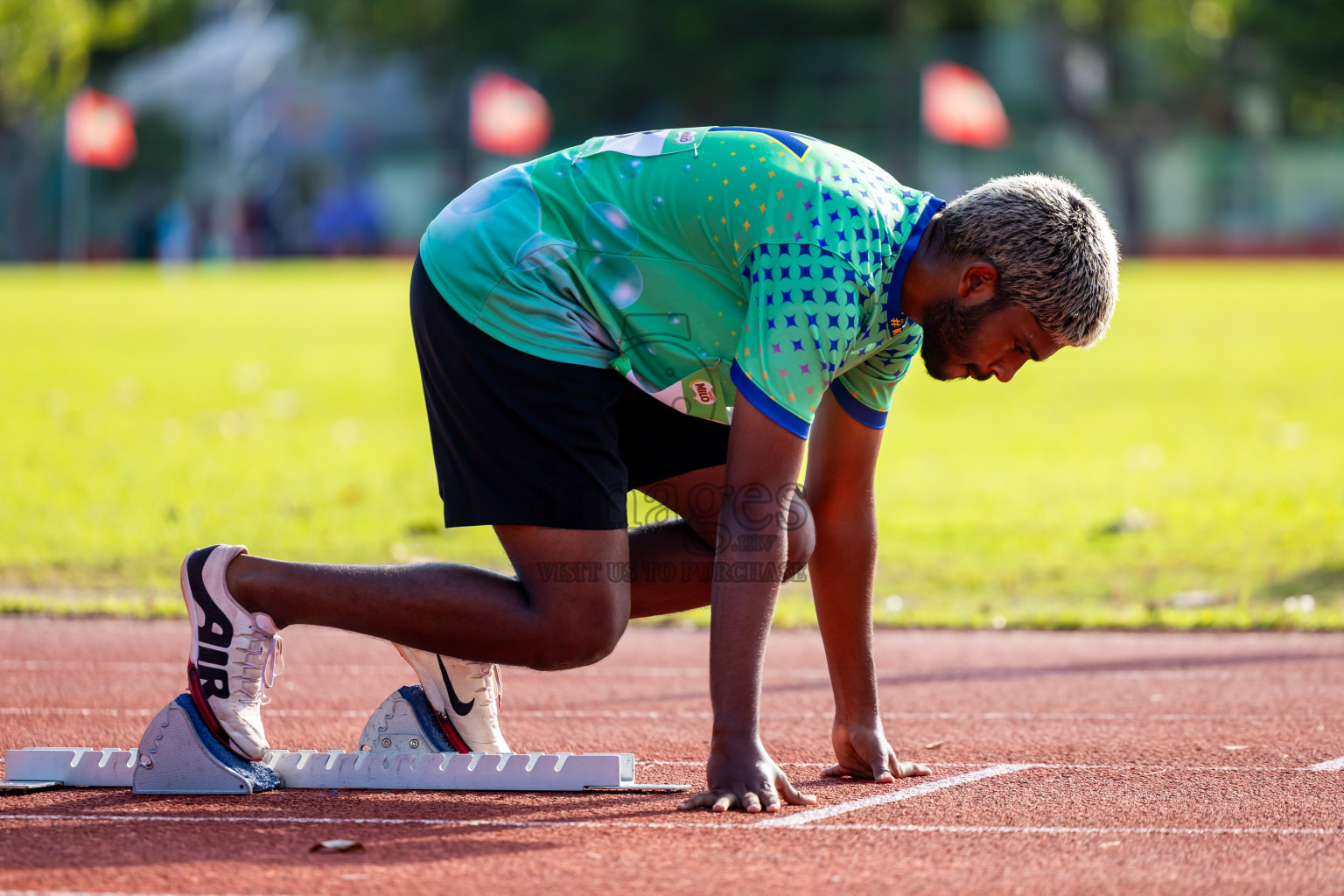 Day 1 of 33rd National Athletics Championship was held in Ekuveni Track at Male', Maldives on Thursday, 5th September 2024. Photos: Nausham Waheed / images.mv