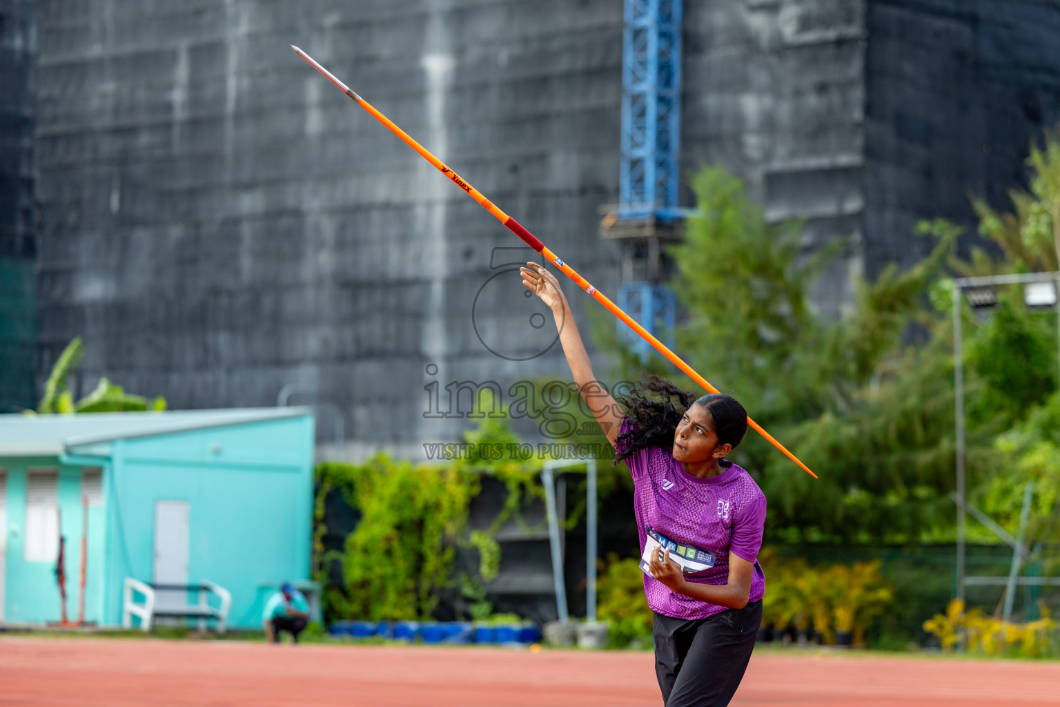 Day 2 of MWSC Interschool Athletics Championships 2024 held in Hulhumale Running Track, Hulhumale, Maldives on Sunday, 10th November 2024. 
Photos by: Hassan Simah / Images.mv