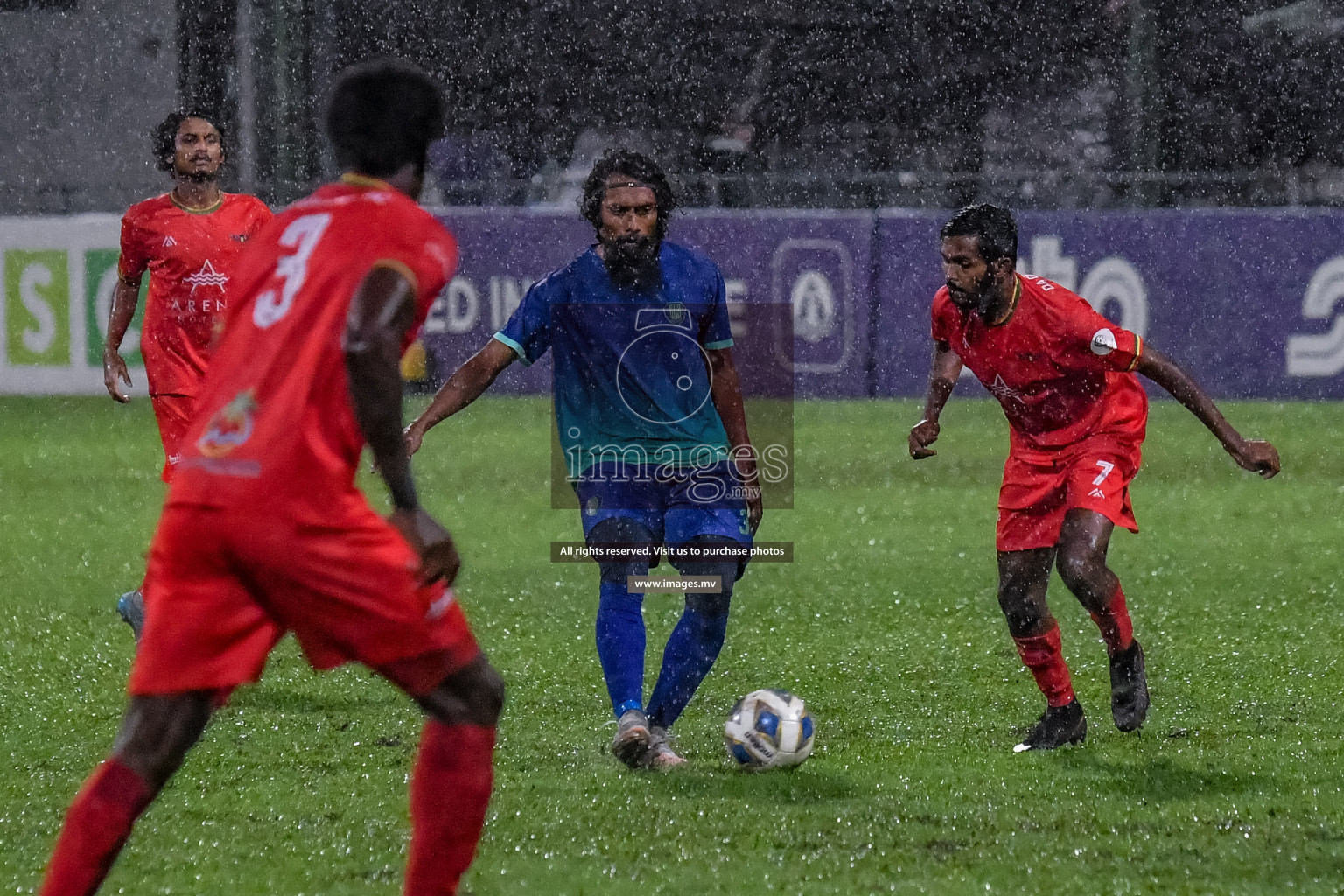 Super United Sports vs Da Grande in Dhivehi Premier League Qualification 22 on 30th Aug 2022, held in National Football Stadium, Male', Maldives Photos: Nausham Waheed / Images.mv