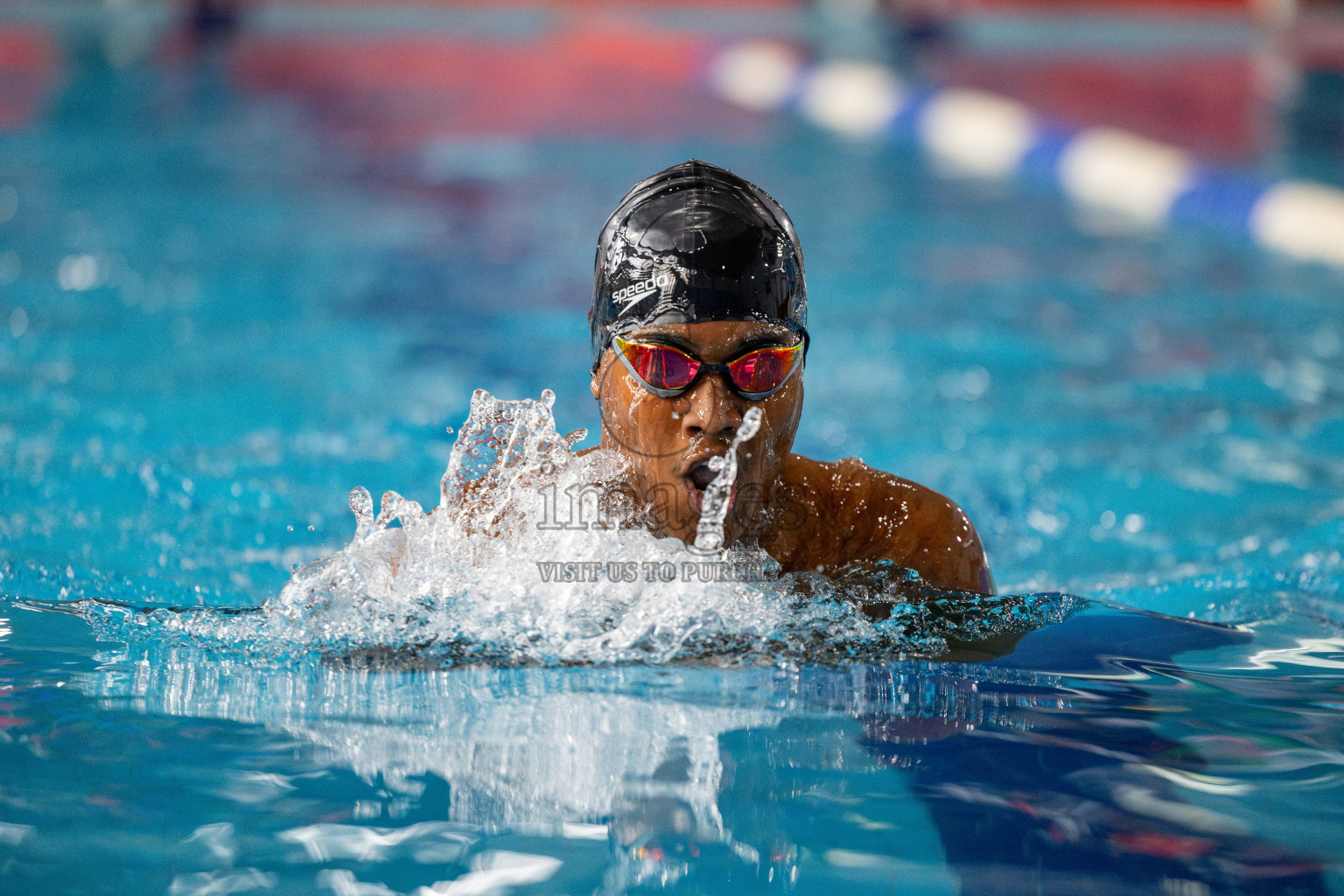 Day 4 of National Swimming Competition 2024 held in Hulhumale', Maldives on Monday, 16th December 2024. 
Photos: Hassan Simah / images.mv