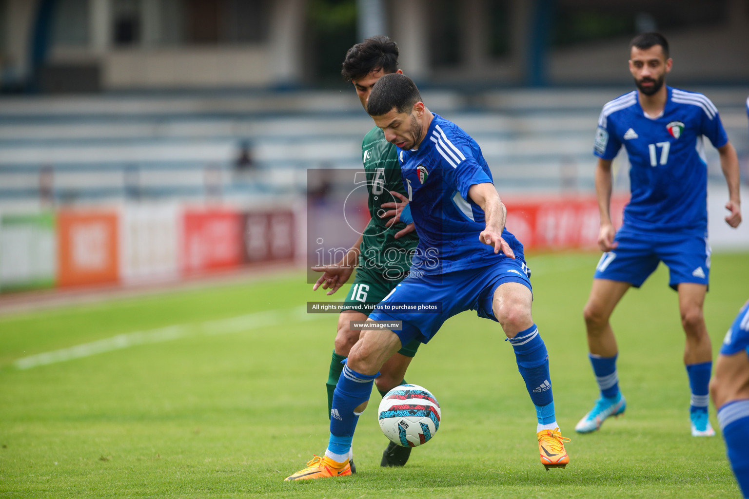 Pakistan vs Kuwait in SAFF Championship 2023 held in Sree Kanteerava Stadium, Bengaluru, India, on Saturday, 24th June 2023. Photos: Nausham Waheed, Hassan Simah / images.mv