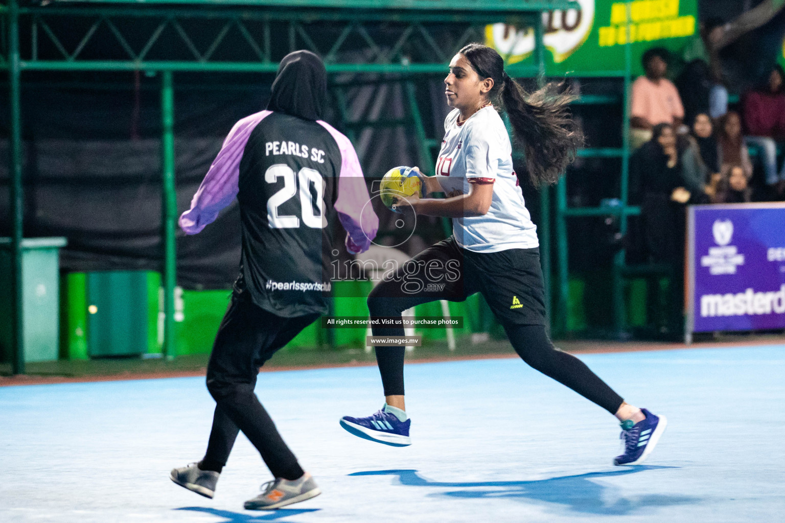 Day 5 of 6th MILO Handball Maldives Championship 2023, held in Handball ground, Male', Maldives on Friday, 24th May 2023 Photos: Shuu Abdul Sattar/ Images.mv