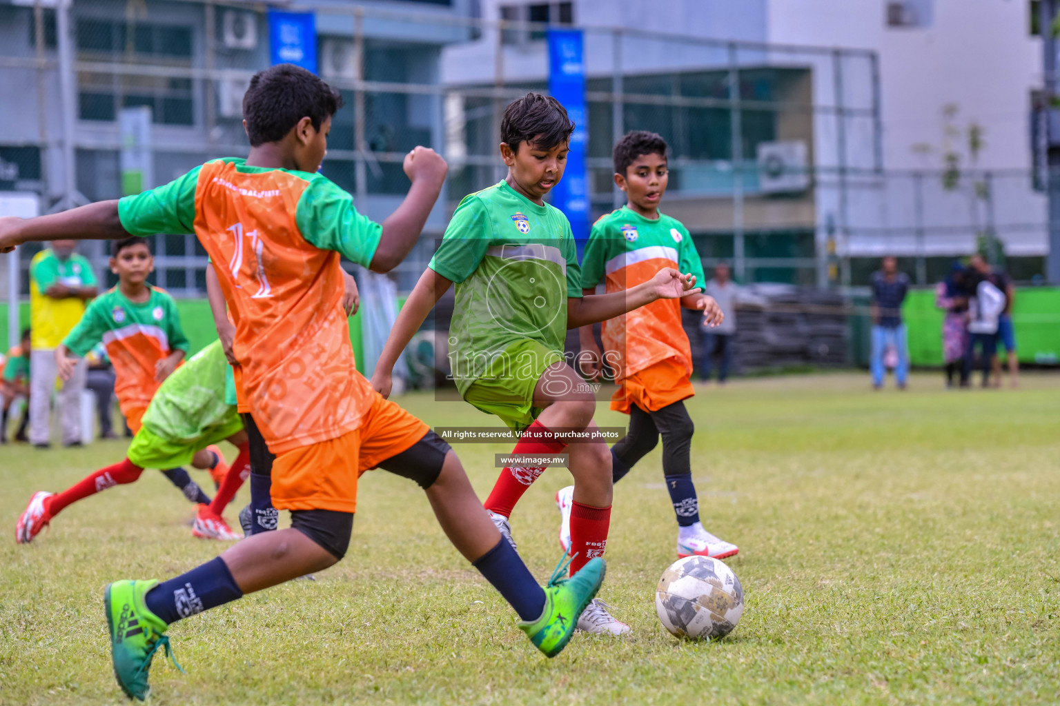 Day 3 of Milo Kids Football Fiesta 2022 was held in Male', Maldives on 21st October 2022. Photos: Nausham Waheed/ images.mv