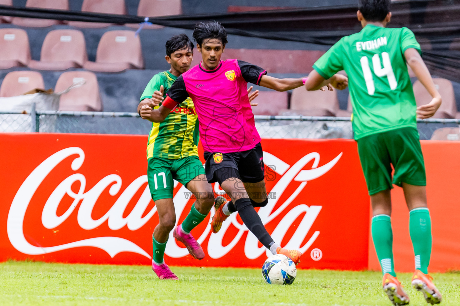 Maziya SRC vs United Victory in Day 6 of Under 19 Youth Championship 2024 was held at National Stadium in Male', Maldives on Tuesday, 24th June 2024. Photos: Nausham Waheed / images.mv