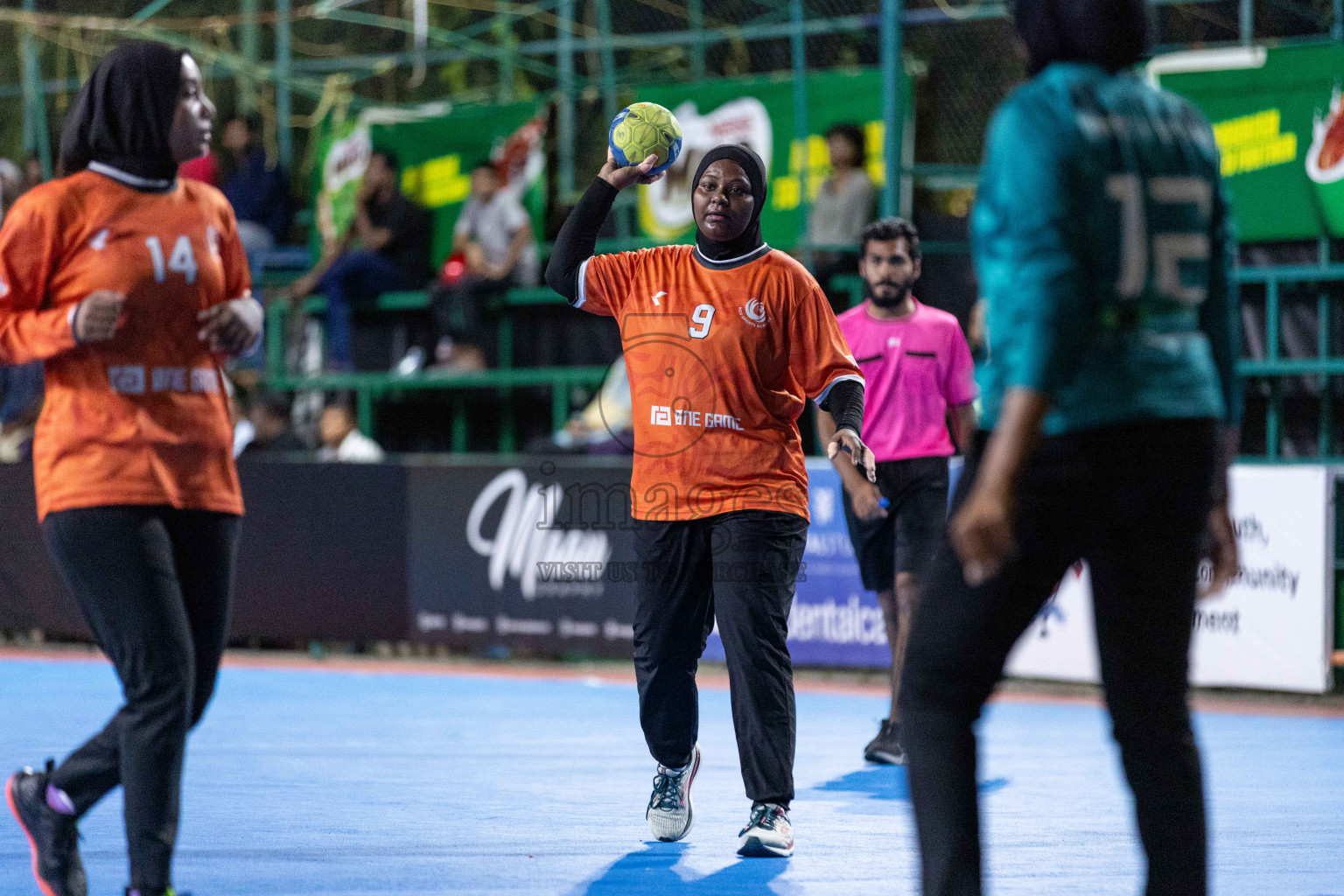 Day 7 of 10th National Handball Tournament 2023, held in Handball ground, Male', Maldives on Sunday, 4th December 2023 Photos: Nausham Waheed/ Images.mv