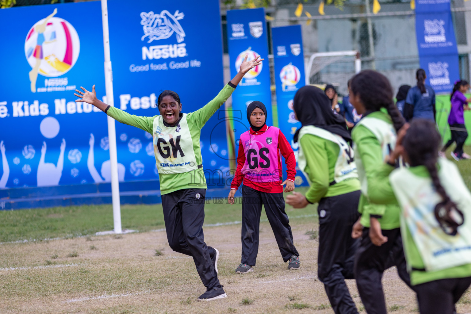 Day 3 of Nestle' Kids Netball Fest 2023 held in Henveyru Stadium, Male', Maldives on Saturday, 2nd December 2023.
Photos: Ismail Thoriq / images.mv