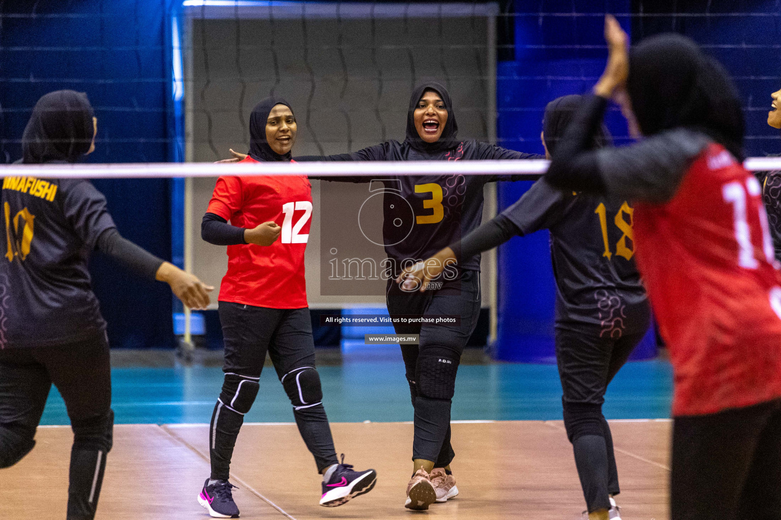 Volleyball Association Cup 2022-Women's Division-Match Day 4 was held in Male', Maldives on Friday, 27th May 2022 at Social Center Indoor Hall. Photos By: Ismail Thoriq/images.mv