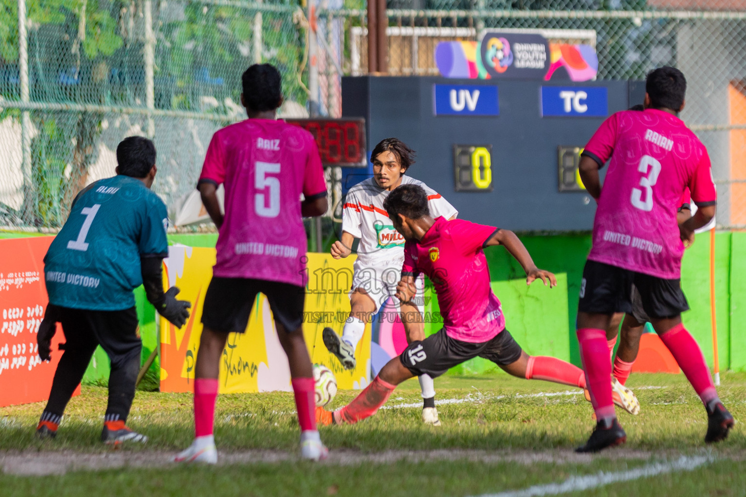 United Victory vs TC Sports Club in Day 7 of Dhivehi Youth League 2024 held at Henveiru Stadium on Sunday, 1st December 2024. Photos: Shuu Abdul Sattar, / Images.mv