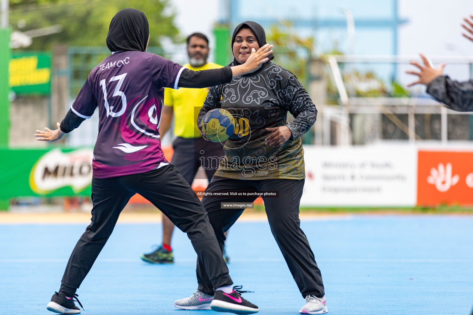 Day 3 of 7th Inter-Office/Company Handball Tournament 2023, held in Handball ground, Male', Maldives on Sunday, 18th September 2023 Photos: Nausham Waheed/ Images.mv