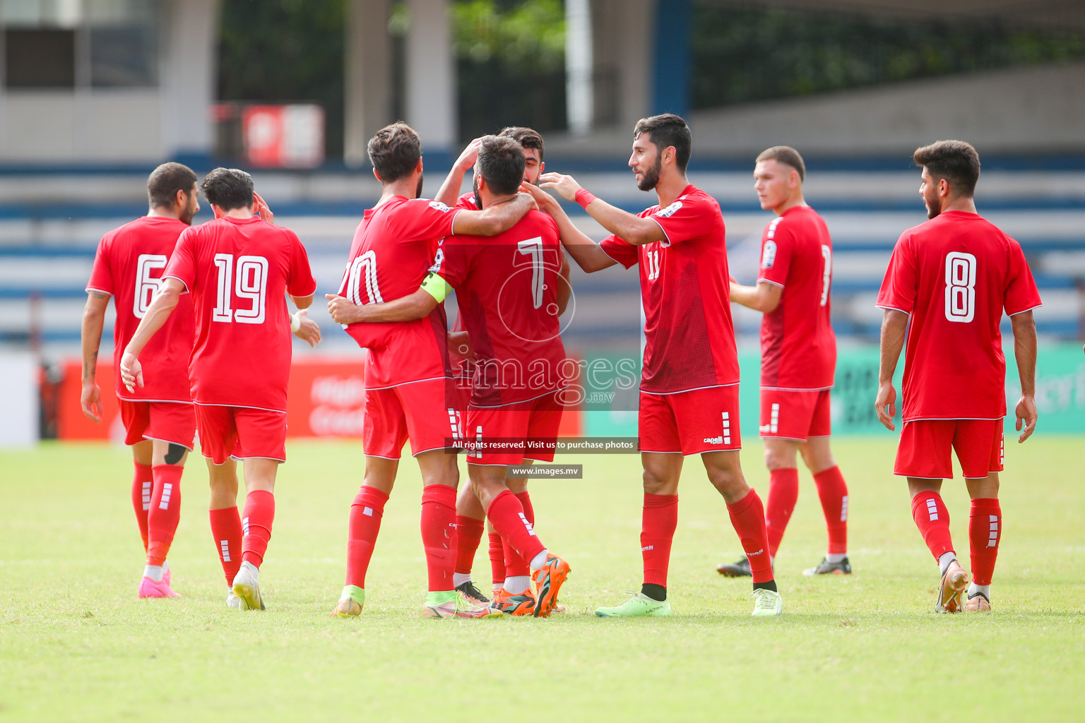 Lebanon vs Maldives in SAFF Championship 2023 held in Sree Kanteerava Stadium, Bengaluru, India, on Tuesday, 28th June 2023. Photos: Nausham Waheed, Hassan Simah / images.mv