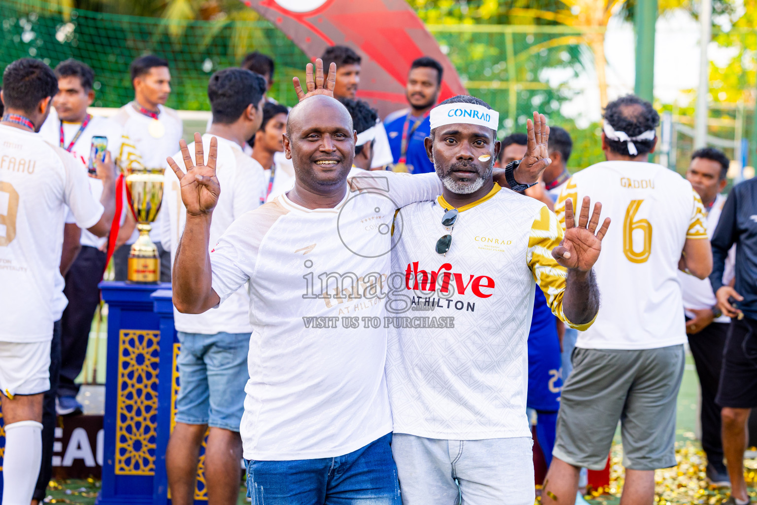 Barcelo vs Conrad in the Final of Resort League 2025 (Ari Zone) was held on Sunday, 28th June 2025 in Conrad Maldives Rangali Island, Alif Dhaalu Atoll, Maldives. Photos: Nausham Waheed / images.mv