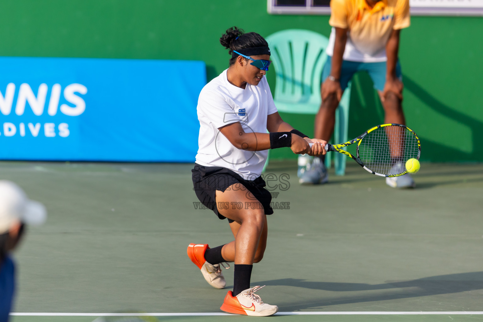 Day 4 of ATF Maldives Junior Open Tennis was held in Male' Tennis Court, Male', Maldives on Thursday, 12th December 2024. Photos: Nausham Waheed/ images.mv