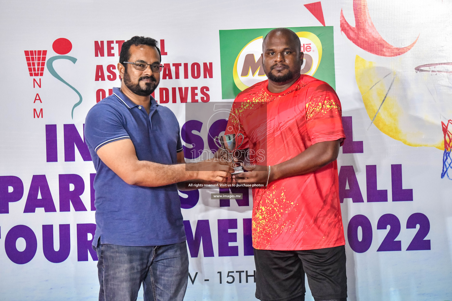 Final of Inter-School Parents Netball Tournament was held in Male', Maldives on 4th December 2022. Photos: Nausham Waheed / images.mv