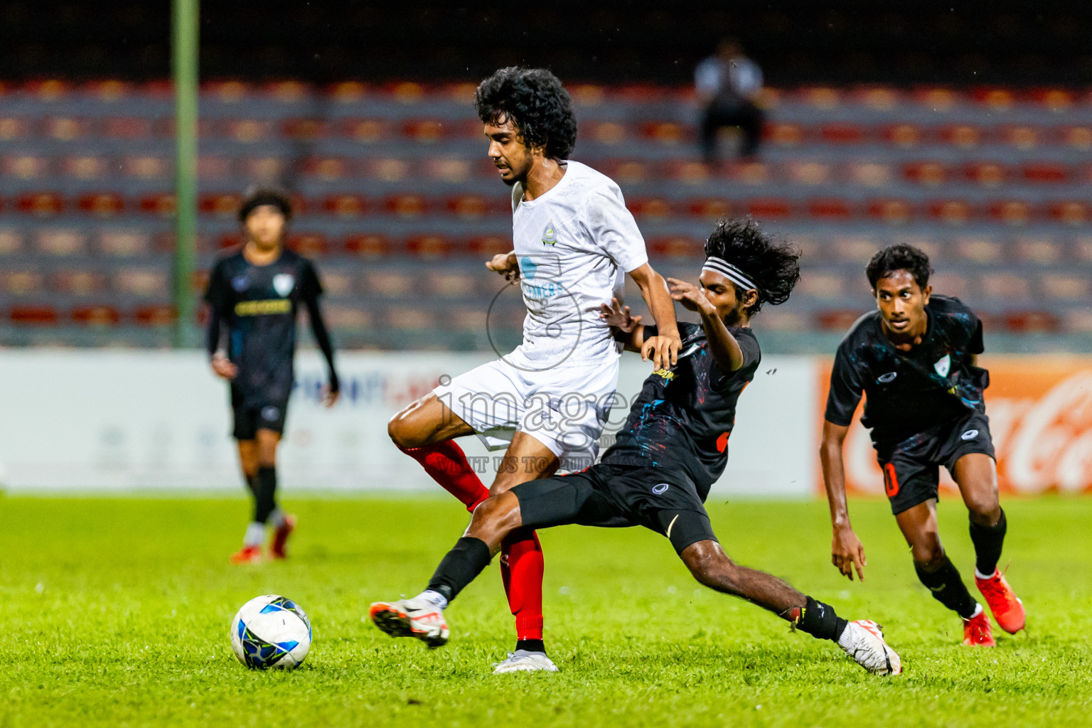 Club Green Street vs Club Eagles in Day 6 of Under 19 Youth Championship 2024 was held at National Stadium in Male', Maldives on Monday, 24th June 2024. Photos: Nausham Waheed / images.mv