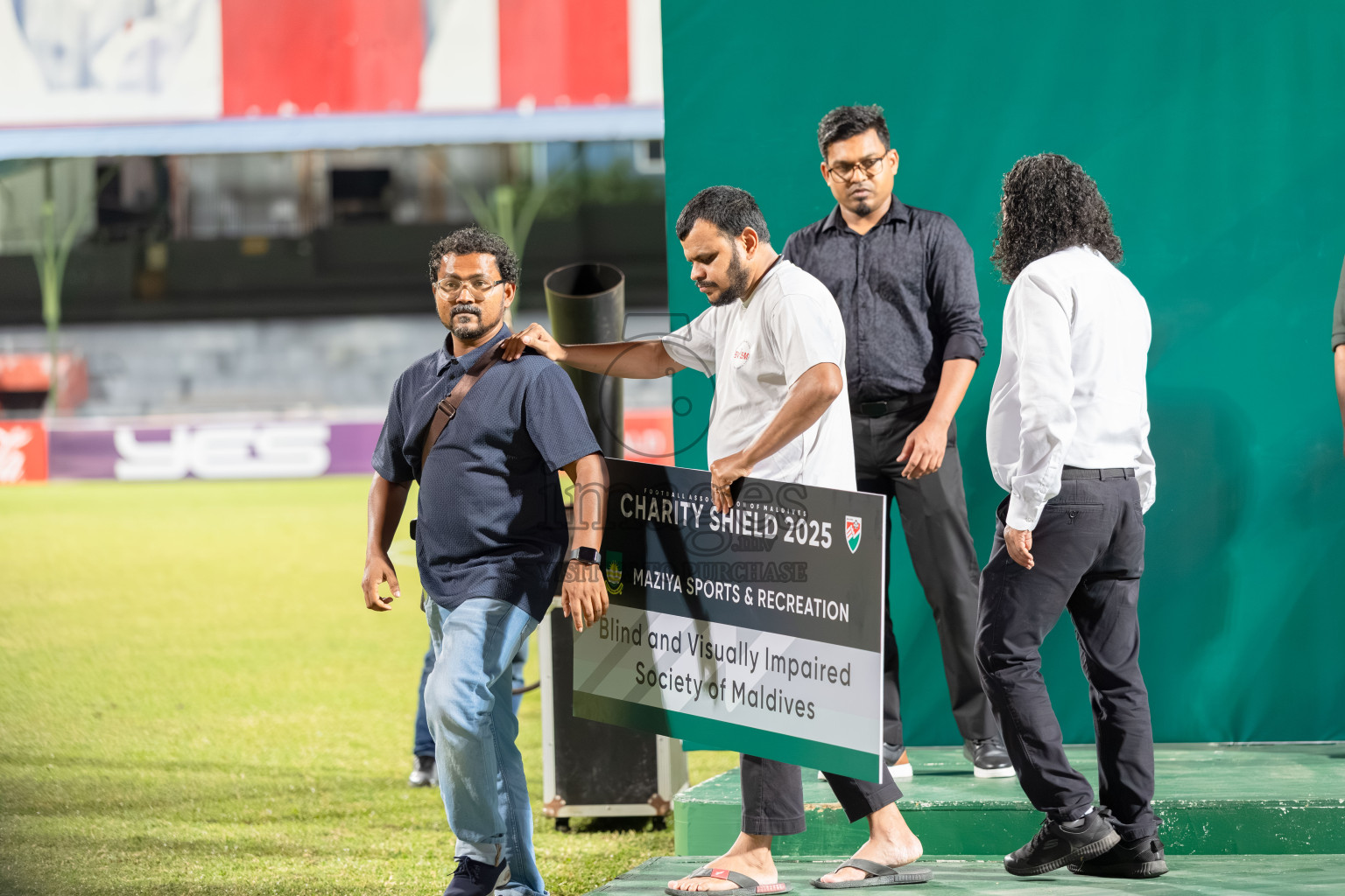 Charity Shield Match between Maziya Sports and Recreation Club and Club Eagles held in National Football Stadium, Male', Maldives Photos: Abdulla Abeedh / Images.mv