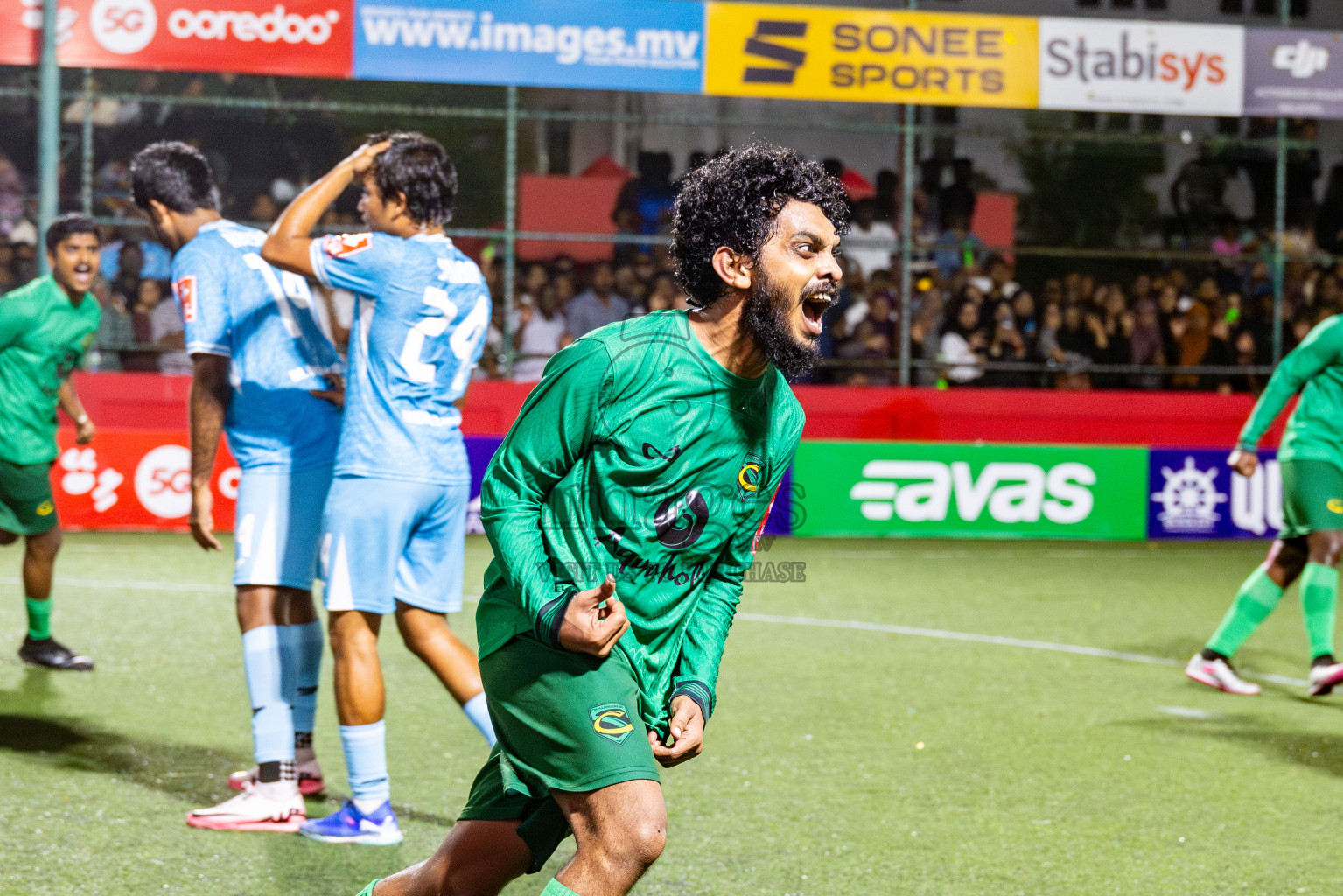 HA Dhidhdhoo vs HA Vashafaru in Haa Alif Atoll Finals Day 28 of Golden Futsal Challenge 2025 was held on Saturday , 1st February 2025, in Hulhumale', Maldives. Photos: Nausham Waheed / images.mv