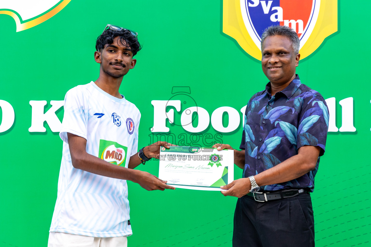 Day 2 of MILO Kids Football Fiesta was held at National Stadium in Male', Maldives on Saturday, 24th February 2024.