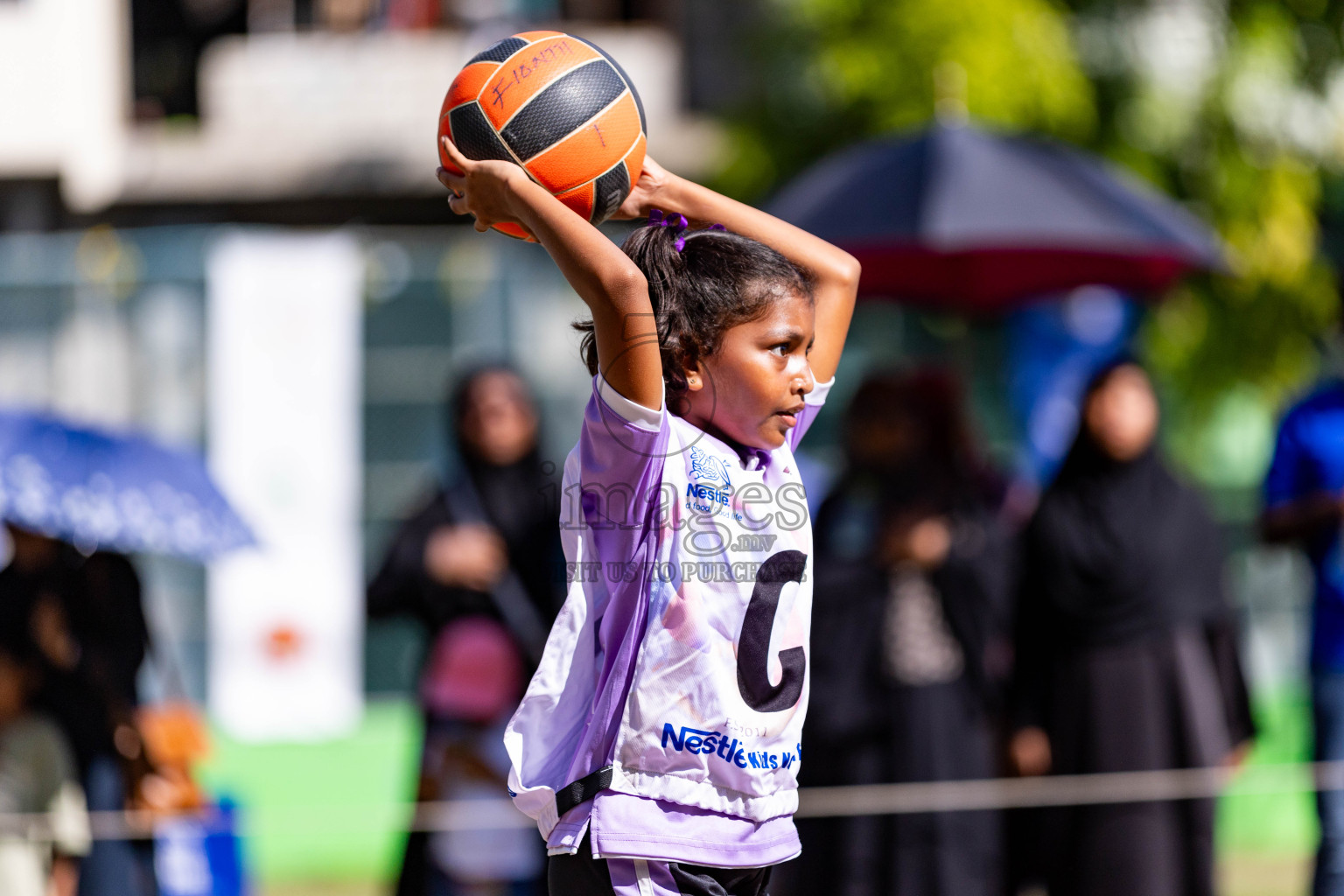 Day 3 of Nestle' Kids Netball Fiesta 2023 held in Henveyru Stadium, Male', Maldives on Saturday, 2nd December 2023. Photos by Nausham Waheed / Images.mv