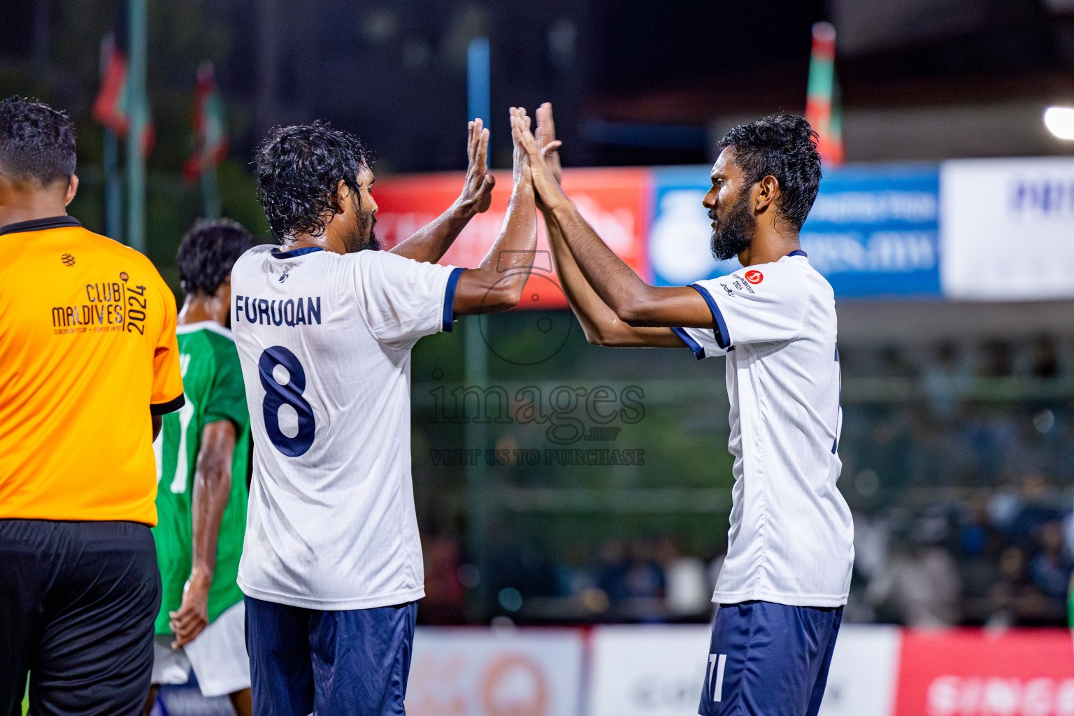 Club HDC vs Team MACL in Round of 16 of Club Maldives Cup 2024 held in Rehendi Futsal Ground, Hulhumale', Maldives on Monday, 7th October 2024. Photos: Nausham Waheed / images.mv