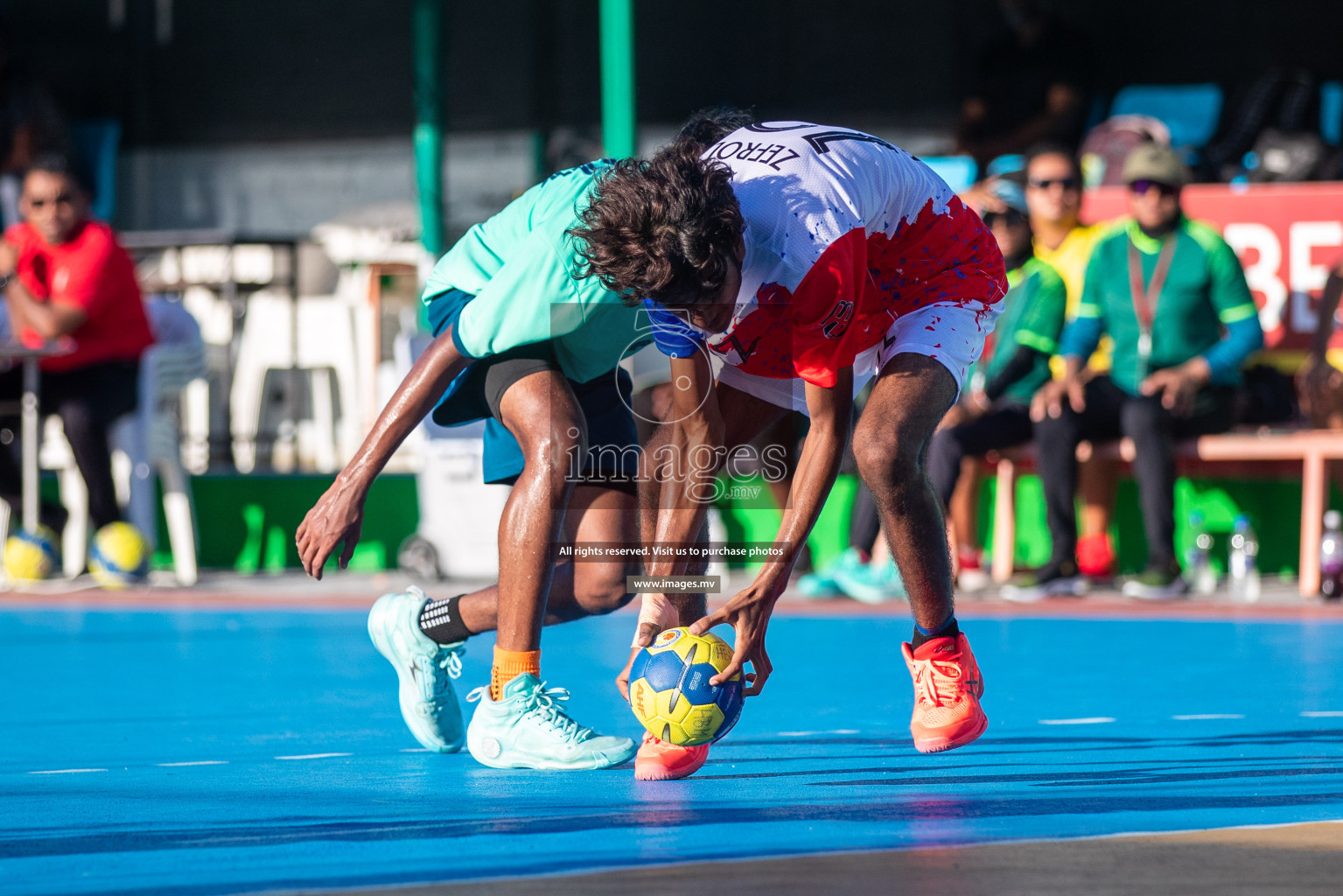 Day 6 of 6th MILO Handball Maldives Championship 2023, held in Handball ground, Male', Maldives on Thursday, 25th May 2023 Photos: Shuu Abdul Sattar/ Images.mv