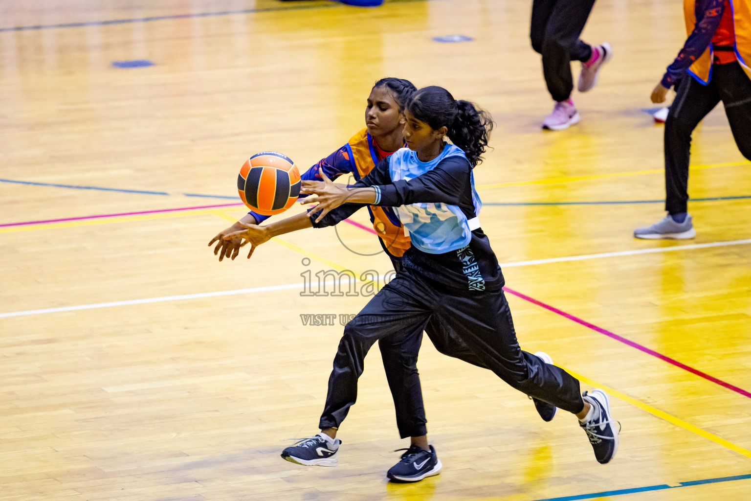 Day 2 of 25th Inter-School Netball Tournament was held in Social Center at Male', Maldives on Saturday, 10th August 2024. Photos: Nausham Waheed / images.mv