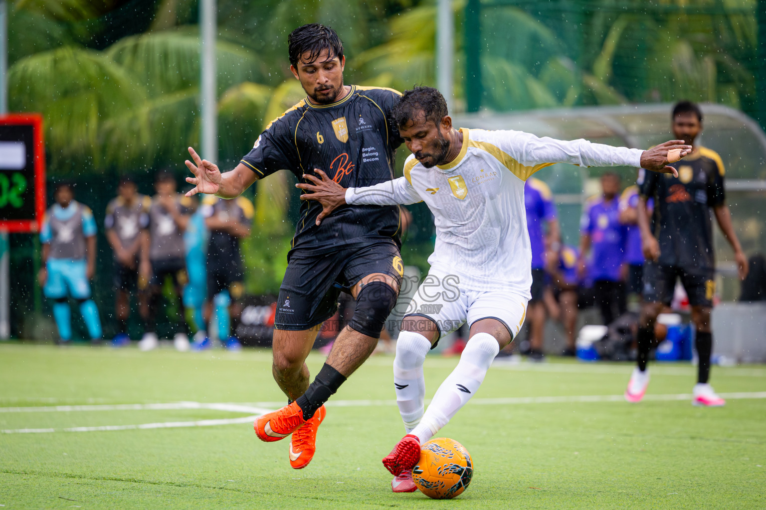 Conrad vs Vommuli in day 5 of Resort Super League 2026 was held on Wednesday, 21st October 2026 in Conrad Maldives Rangali Island, Photos: Nausham Waheed / images.mv