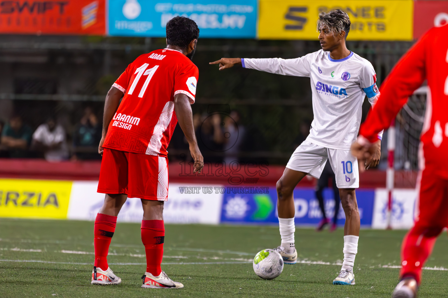 HA Ihavandhoo vs HA Maarandhoo in Day 9 of Golden Futsal Challenge 2024 was held on Tuesday, 23rd January 2024, in Hulhumale', Maldives
Photos: Ismail Thoriq / images.mv