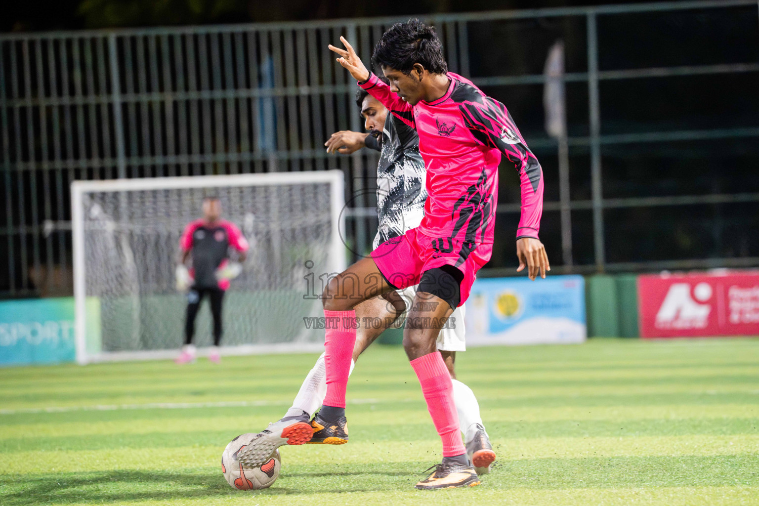 BG SC VS Goalhians in Day 3 - Fonadhoo Youth Futsal Challenge 2025 held in Fonadhoo Futsal Stadium, L. Fonadhoo, Maldives on Tuesdat, 28th October 2025 Photos: Arif Rasheed / images.mv