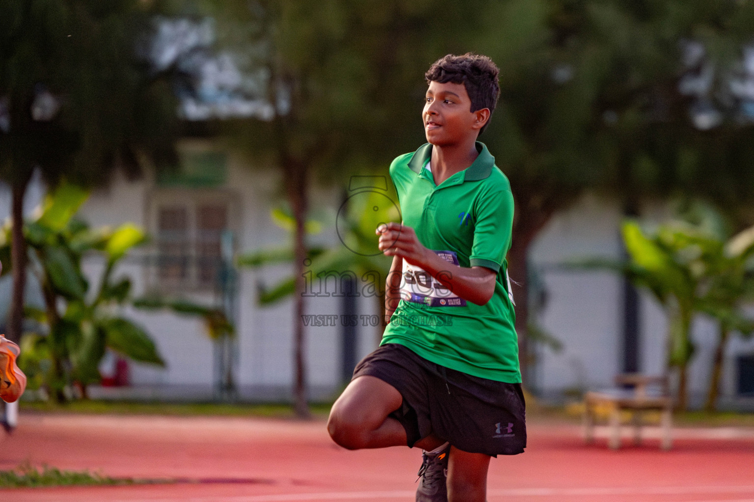 Day 1 of MWSC Interschool Athletics Championships 2024 held in Hulhumale Running Track, Hulhumale, Maldives on Saturday, 9th November 2024. 
Photos by: Hassan Simah / Images.mv