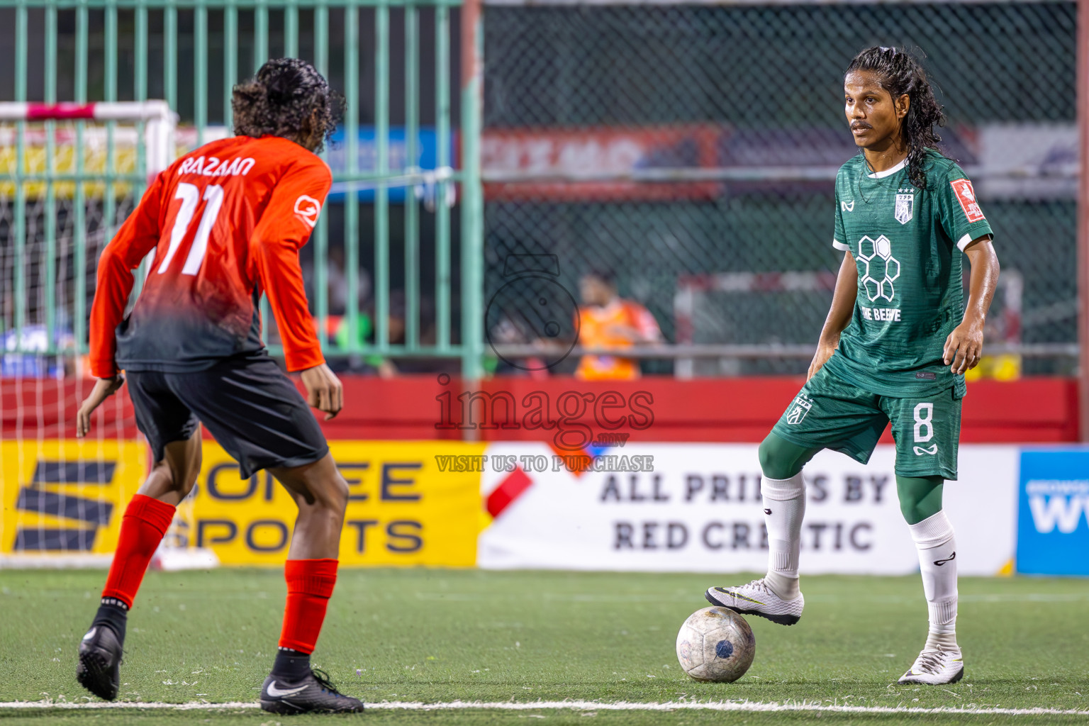 L Gan vs Th Thimarafushi in Zone Round on Day 30 of Golden Futsal Challenge 2025 was held on Monday , 3rd February 2025, in Hulhumale', Maldives.
Photos: Ismail Thoriq / images.mv
