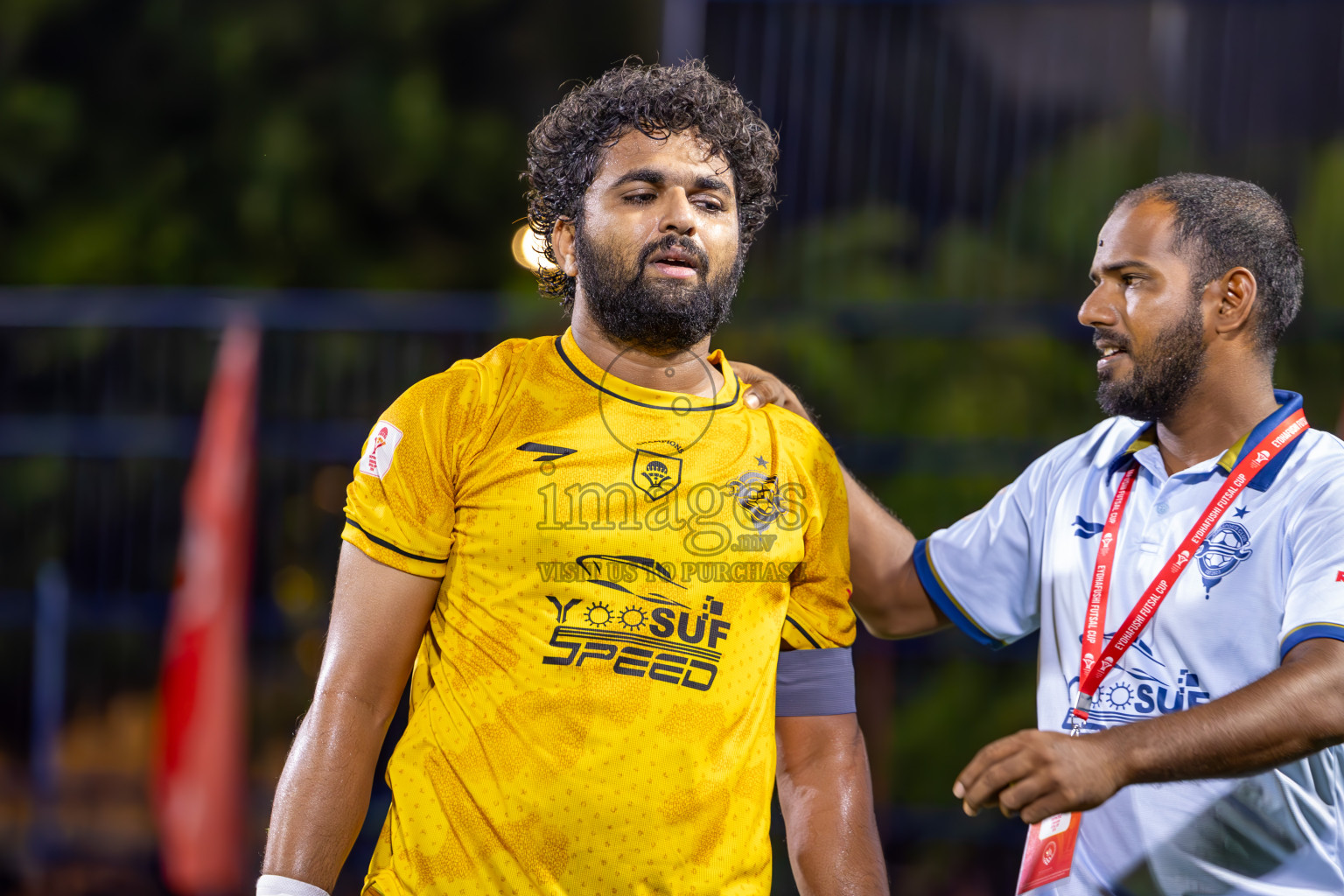 CC Sports Club vs Afro SC in the final of Eydhafushi Futsal Cup 2024 was held on Wednesday , 17th April 2024, in B Eydhafushi, Maldives
Photos: Ismail Thoriq / images.mv